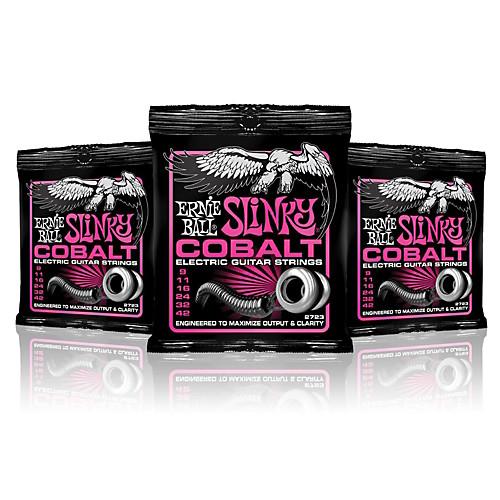 ERNIE BALL 2723 COBALT REGULAR SLINKY SET DA 3