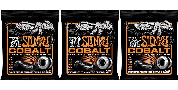 ERNIE BALL 2722 COBALT REGULAR SLINKY SET DA 3