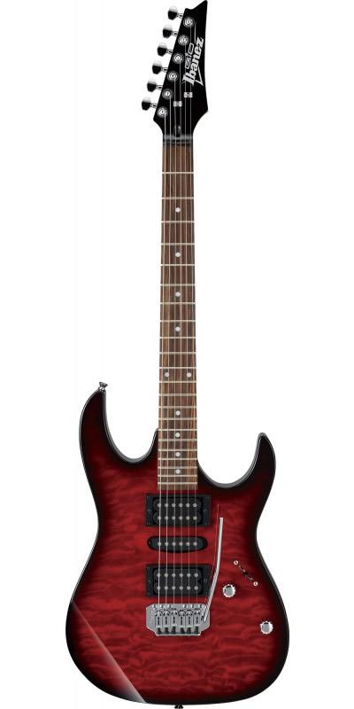 IBANEZ GRX70QA TRB TRASPARENT RED BURST