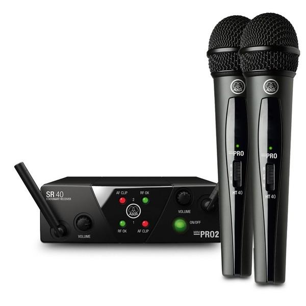AKG WMS40 PRO DUAL MINI VOCAL SET US45 A/C