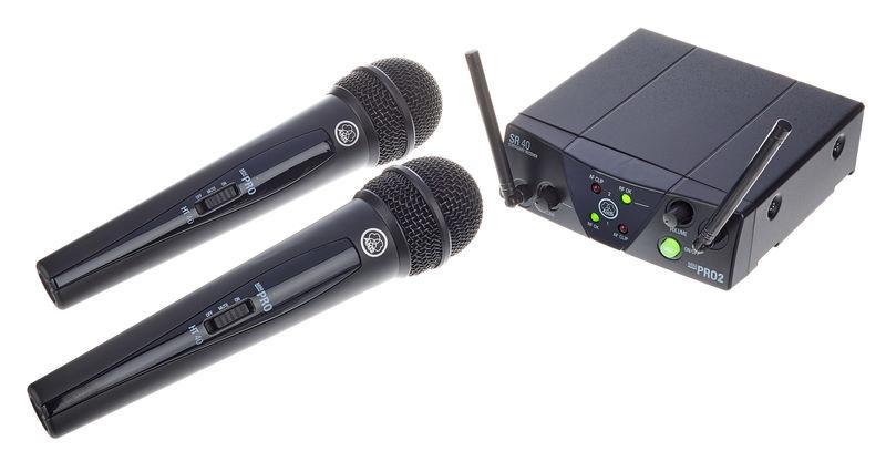 AKG WMS40 PRO DUAL MINI VOCAL SET US45 A/C