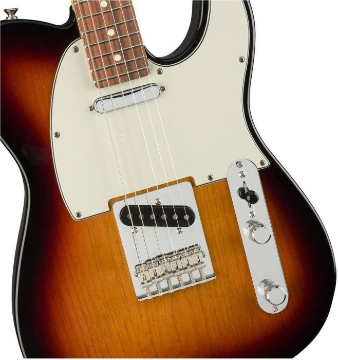 FENDER PLAYER TELECASTER PF 3-COLOR SUNBURST CON BORSA FENDER MIDNIGHT BLUE IN OMAGGIO