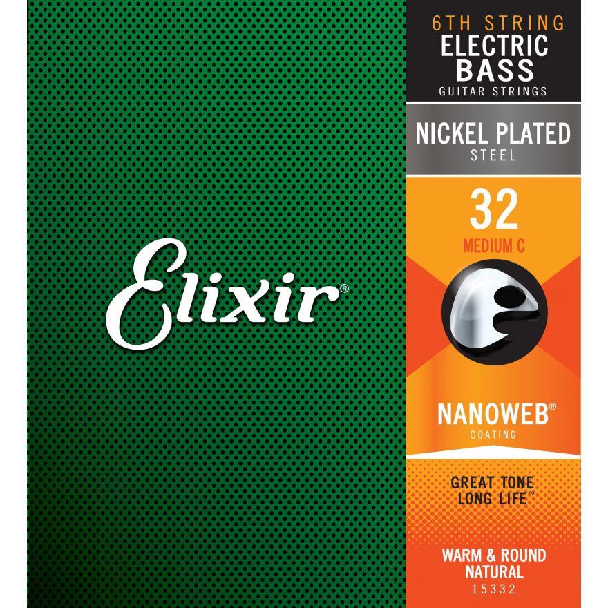 ELIXIR 15332 NANOWEB 6° CORDA PER BASSO 032