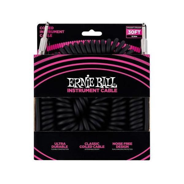 ERNIE BALL EB6044 CAVO A SPIRALE NERO 9 Mt.