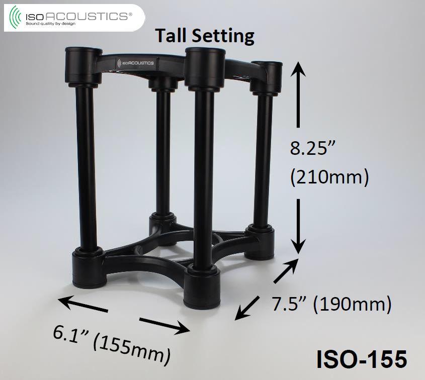 ISOACOUSTICS ISO 155 (COPPIA)