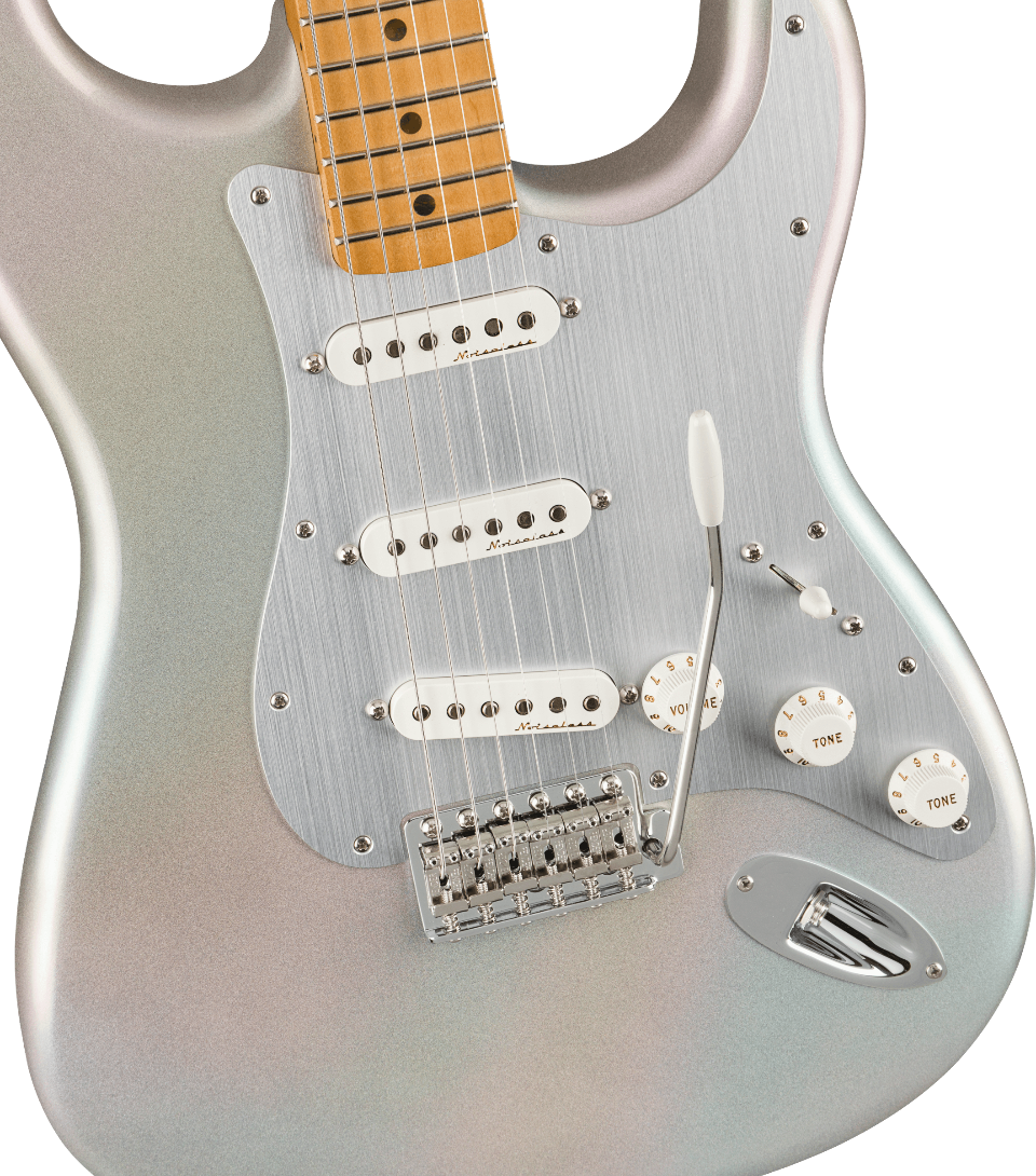 FENDER HER STRATOCASTER MN CHROME GLOW