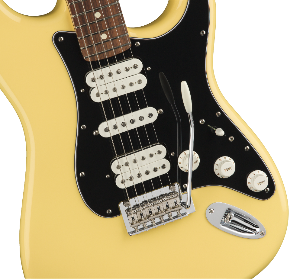 FENDER PLAYER STRATOCASTER HSH PF BUTTERCREAM CON BORSA FENDER MIDNIGHT BLUE IN OMAGGIO