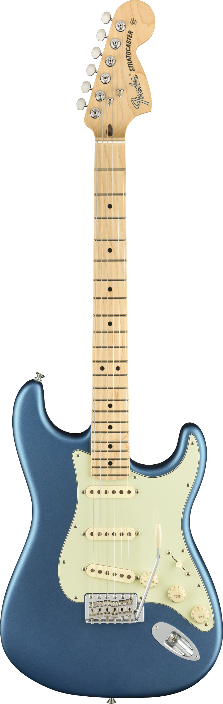FENDER AMERICAN PERFORMER STRATOCASTER MN SATIN LAKE PLACID BLUE