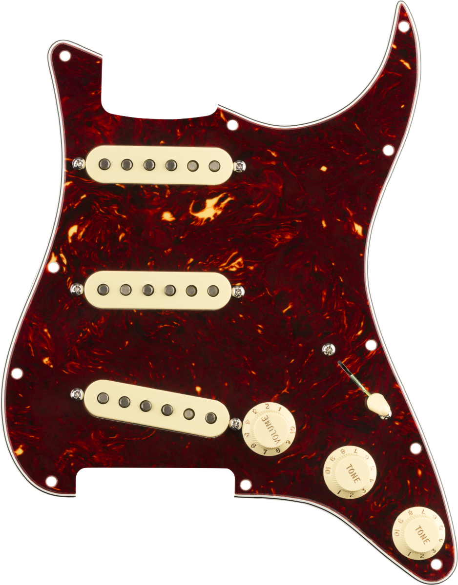 FENDER PRE WIRED STRAT PICKGUARD SSS ORIGINAL 57/62