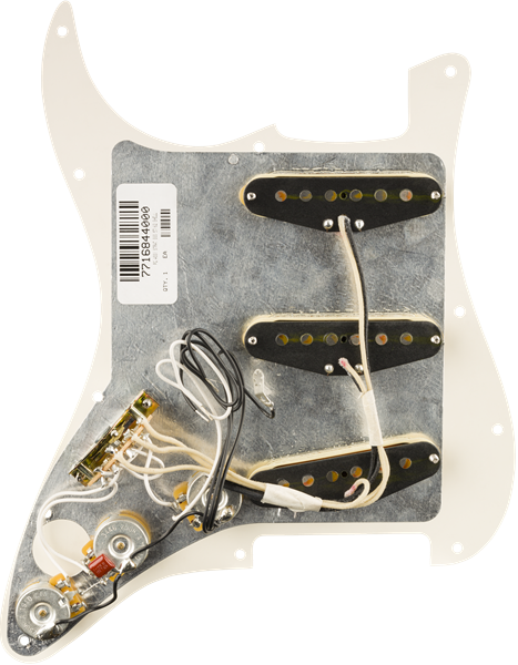 FENDER PRE WIRED STRAT PICKGUARD SSS ORIGINAL 57/62