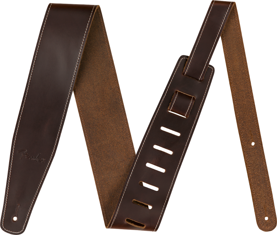 FENDER BROKEN IN LEATHER STRAP 2,5" VARI COLORI