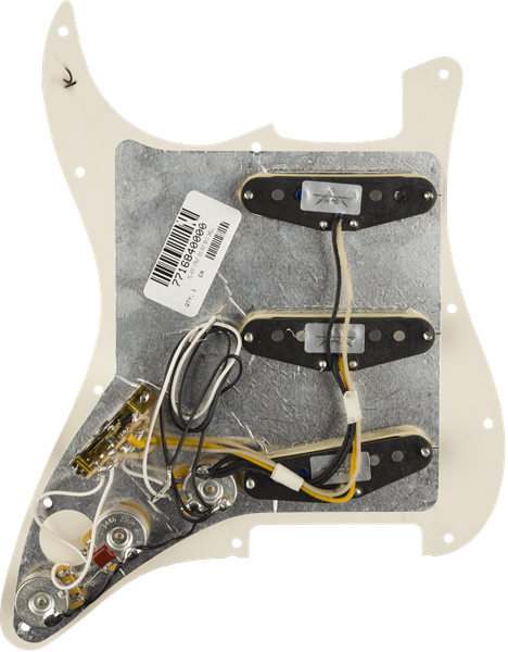 FENDER PRE WIRED STRAT PICKGUARD SSS CUSTOM SHOP 50'S