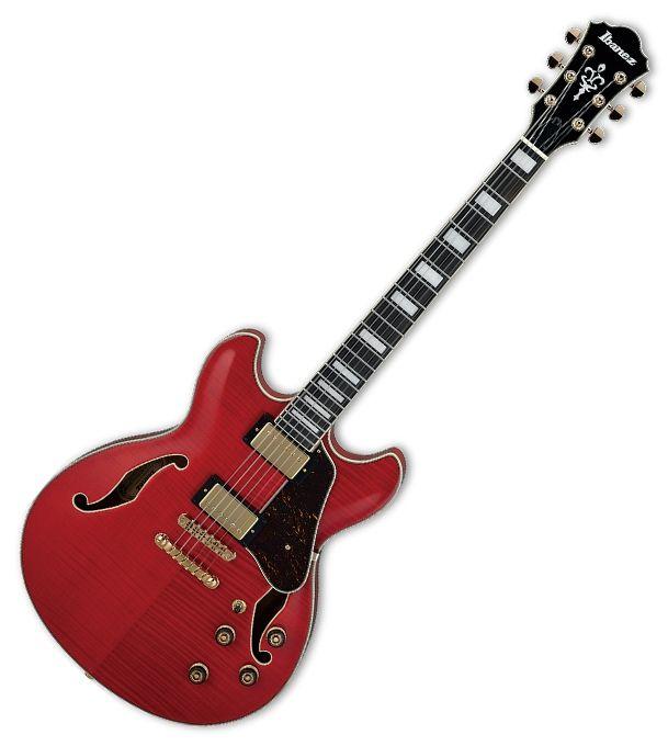 IBANEZ AS93 FM TCD TRANSPARENT CHERRY RED
