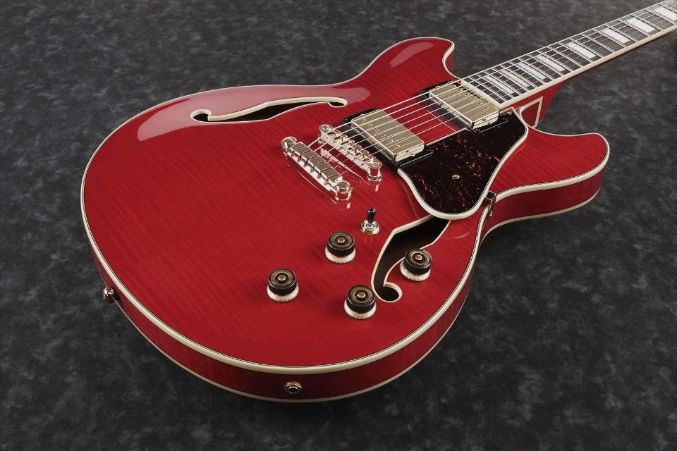 IBANEZ AS93 FM TCD TRANSPARENT CHERRY RED