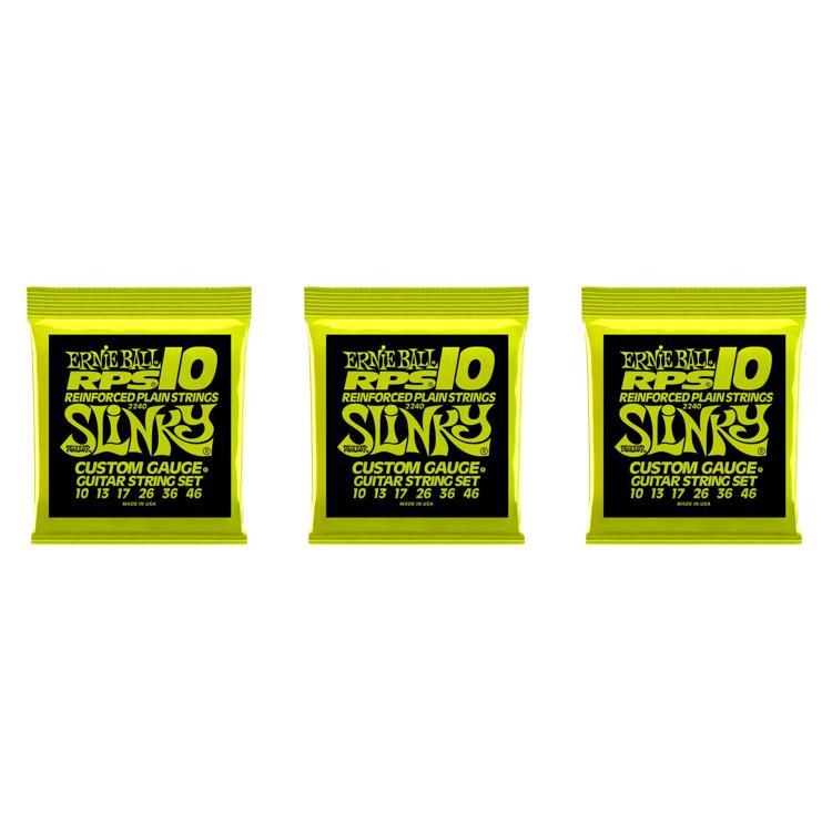 ERNIE BALL 2240 RPS10 REGULAR SLINKY CONFEZIONE 3 MUTE