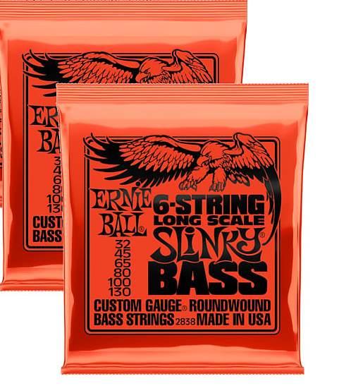 ERNIE BALL 2838 SLINKY 6 CONFEZIONE 2 MUTE