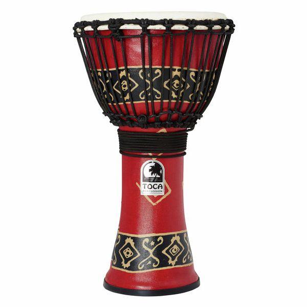 TOCA SFDJ 10RP FREESTYLE ROPE TUNED BALI RED DJEMBE