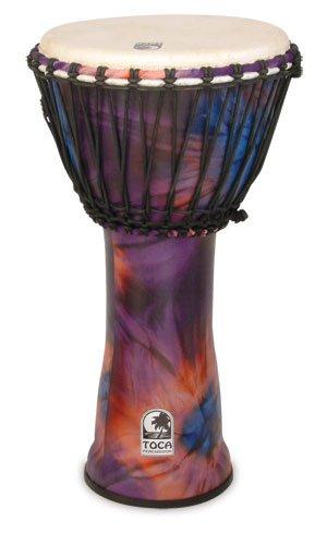 TOCA SFDJ 10WP FREESTYLE ROPE TUNED WOODSTOCK PURPLE DJEMBE