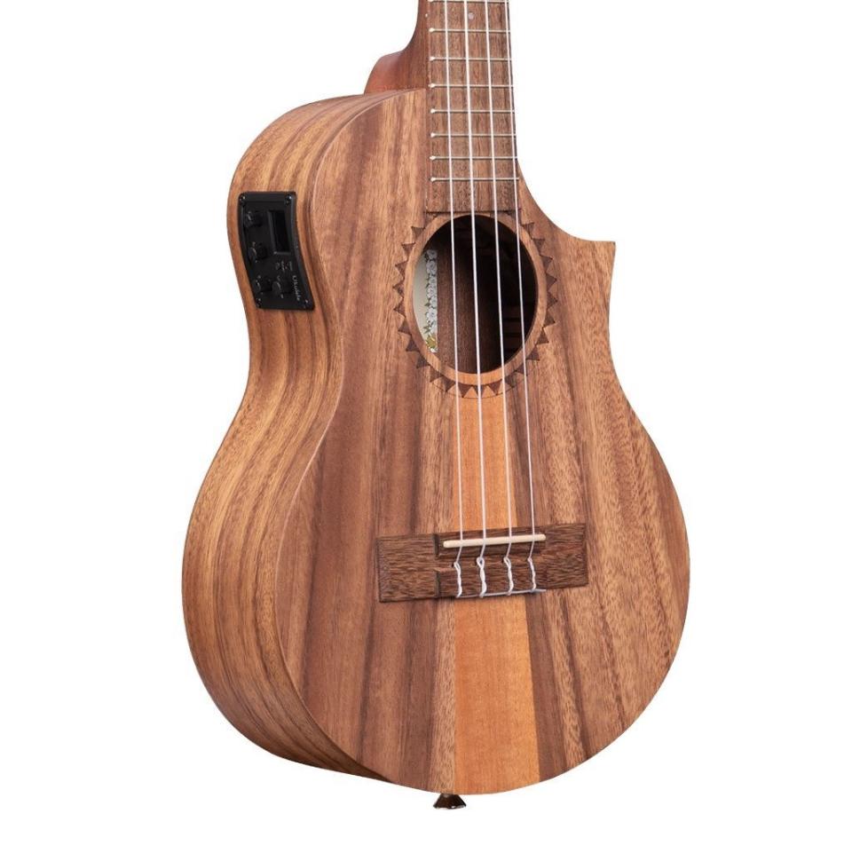 KALA KA TK C CE TEAK UKULELE CONCERTO TRI TOP ELETTRIFICATO