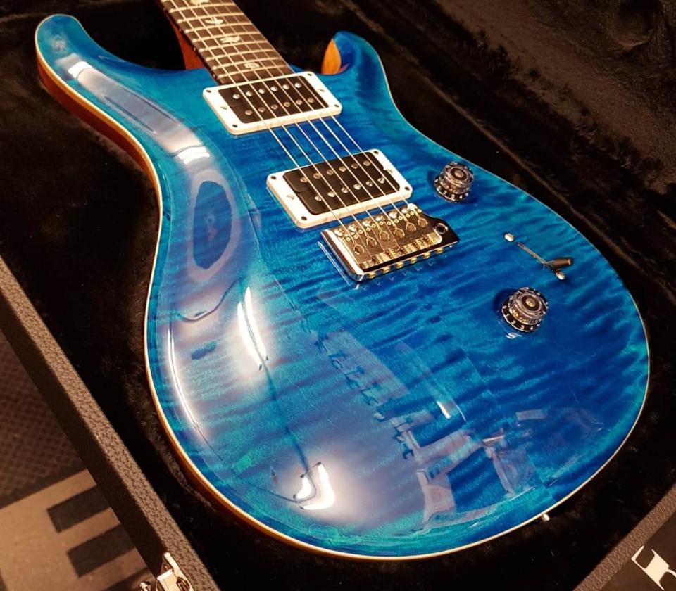 PRS PAUL REED SMITH CUSTOM 24 85/15 AQUAMARINE PATTERN THIN