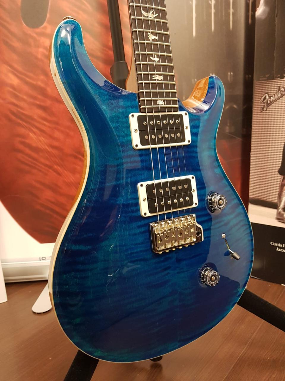 PRS PAUL REED SMITH CUSTOM 24 85/15 AQUAMARINE PATTERN THIN