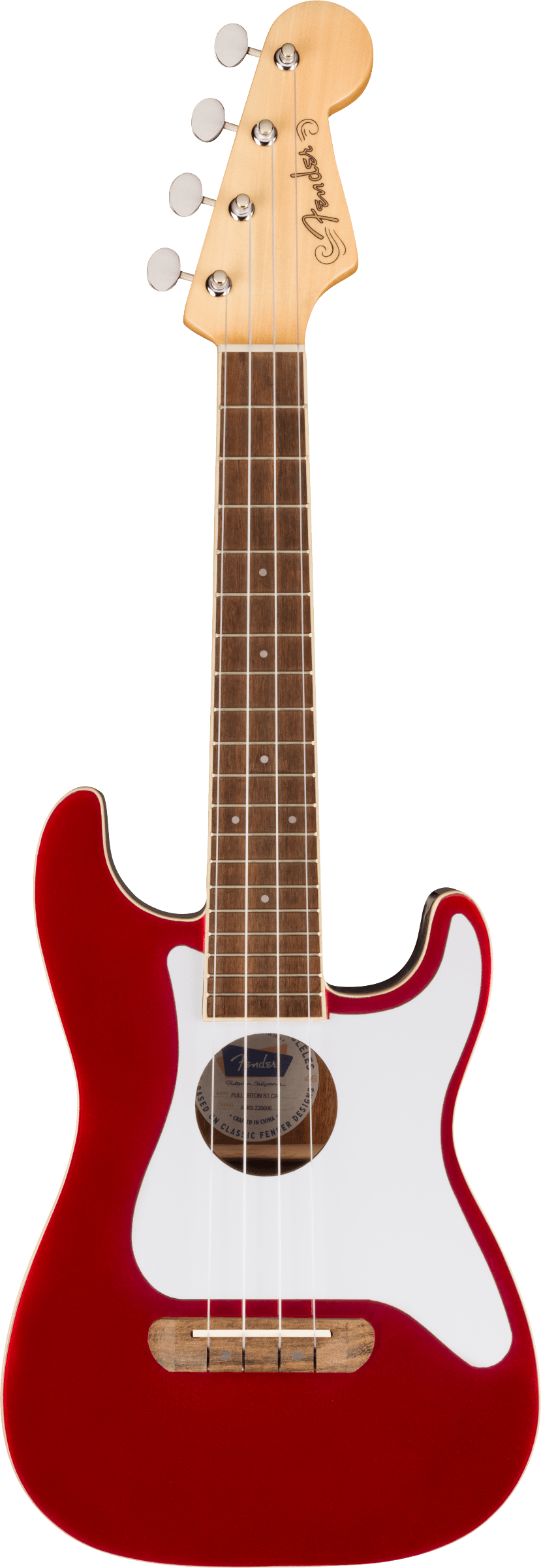 FENDER FULLERTON STRAT UKE FIESTA RED