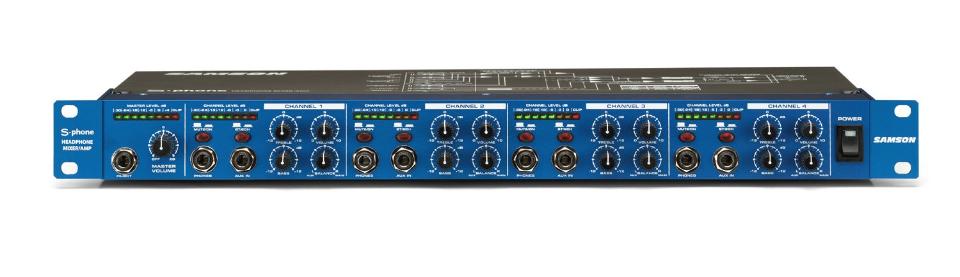 SAMSON S-PHONE AMPLIFICATORE PER CUFFIE 4 CANALI