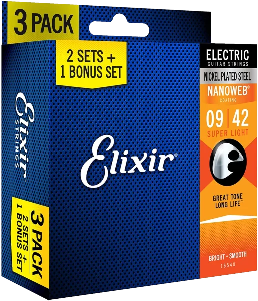 ELIXIR 16540 NANOWEB 12002 ELETTRICA 09-42 PACK DA TRE