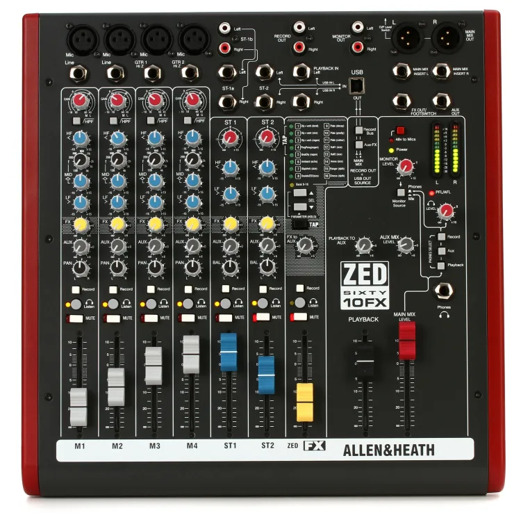 ALLEN & HEATH ZED60 10FX