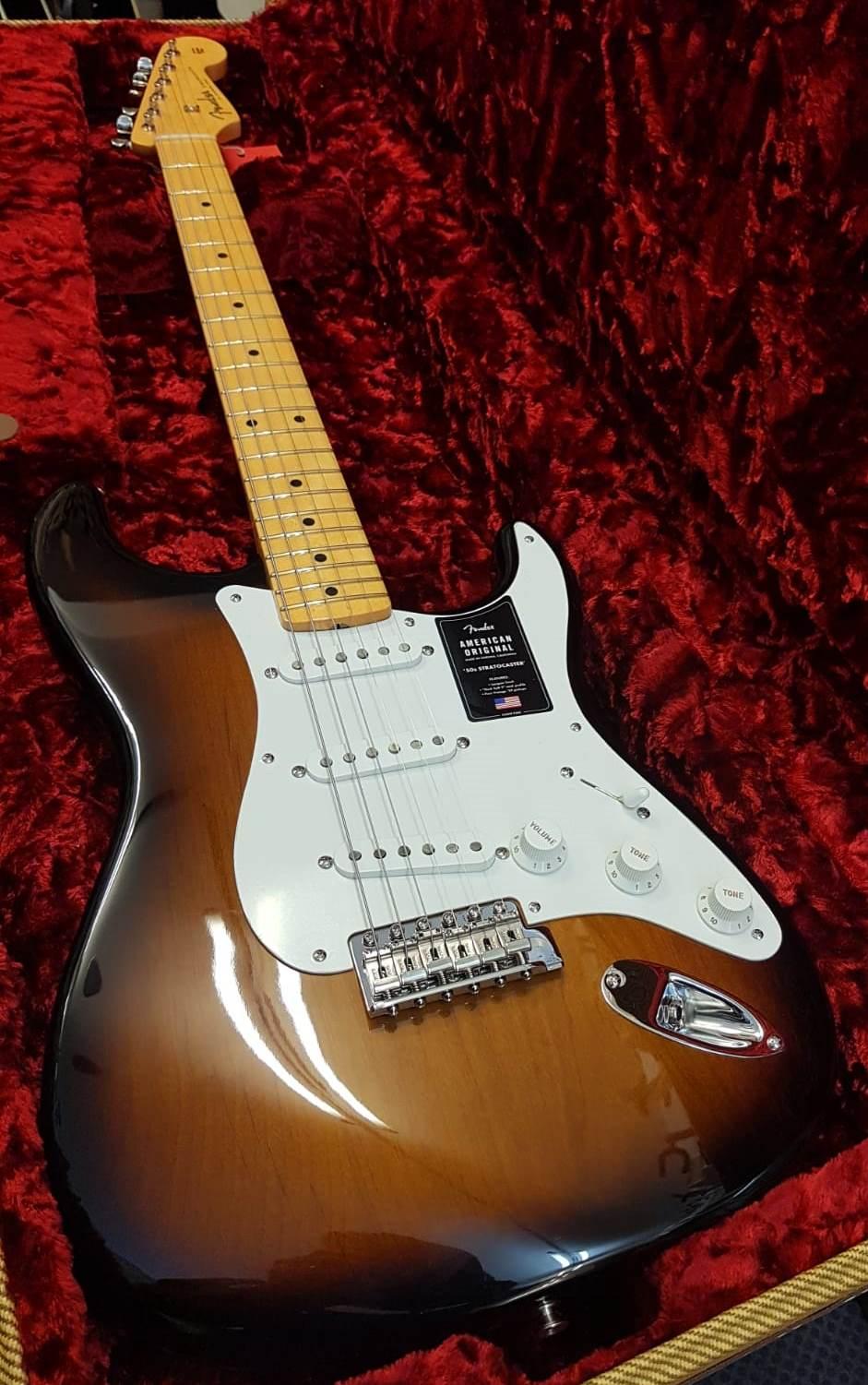 FENDER AMERICAN ORIGINAL '50S STRATOCASTER MN 2 COLOR SUNBURST