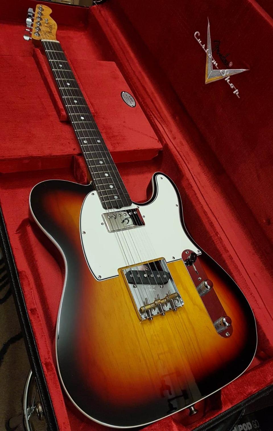 FENDER CUSTOM SHOP AMERICAN CUSTOM TELECASTER RW NOS BLEACHED 3-COLOR SUNBURST