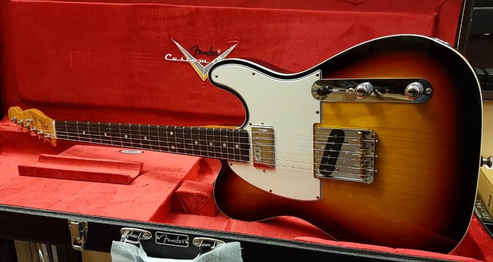 FENDER CUSTOM SHOP AMERICAN CUSTOM TELECASTER RW NOS BLEACHED 3-COLOR SUNBURST