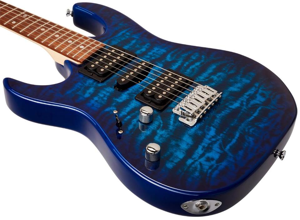 IBANEZ GRX70QAL MANCINA TRANSPARENT BLUE BURST