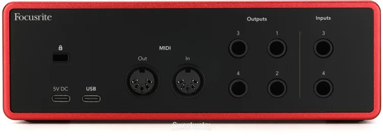 FOCUSRITE SCARLETT 4I4 (4TH GEN)