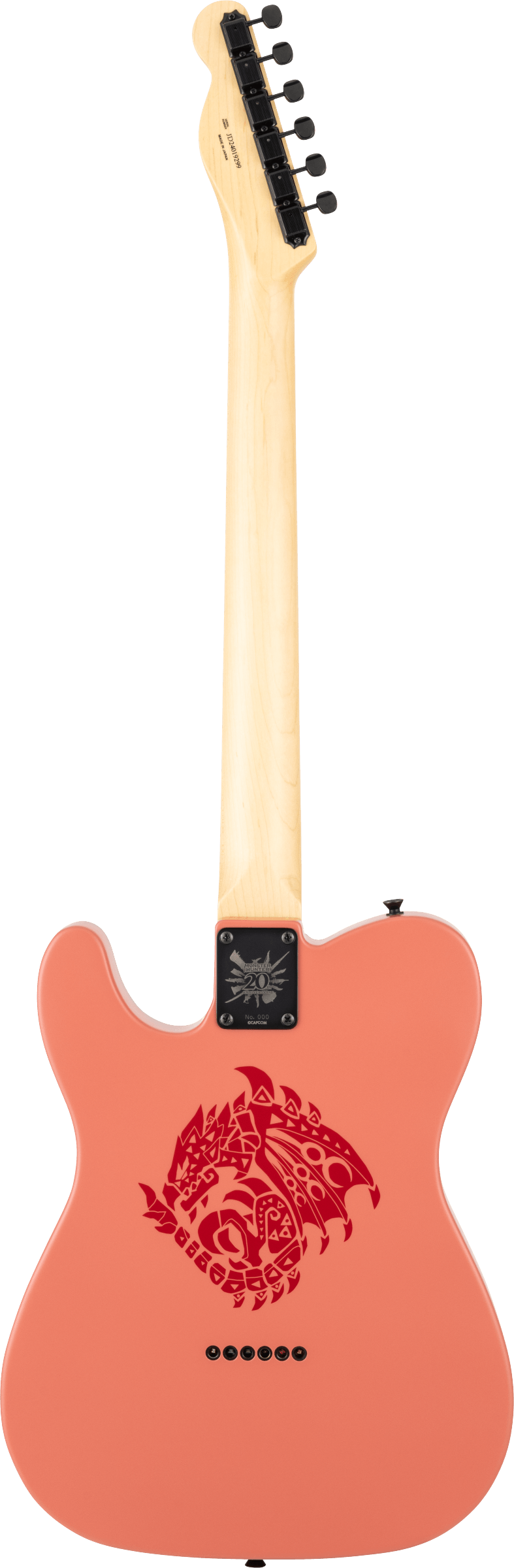 FENDER MONSTER HUNTER TELECASTER MJ RW RATHALOS RED LIMITED EDITION