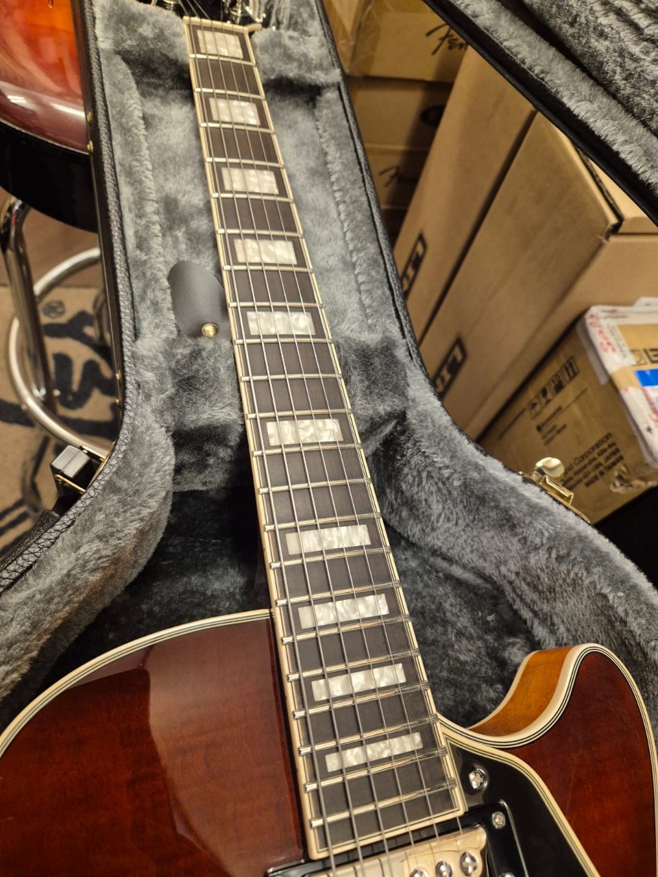 D'ANGELICO PREMIER SS DARK ICED TEA BURST CON CUSTODIA ORIGINALE