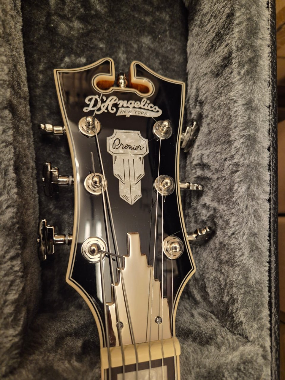 D'ANGELICO PREMIER SS DARK ICED TEA BURST CON CUSTODIA ORIGINALE