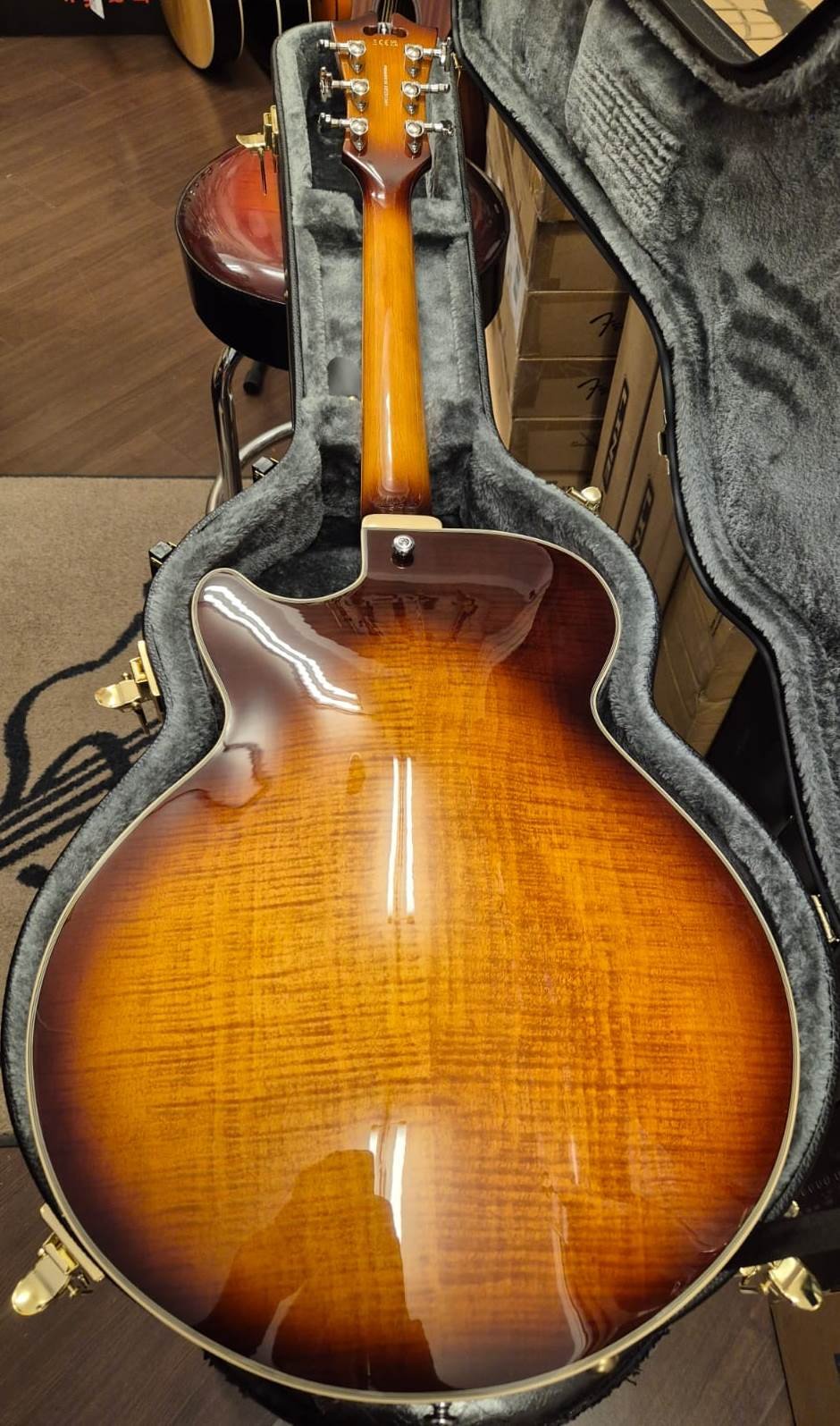 D'ANGELICO PREMIER SS DARK ICED TEA BURST CON CUSTODIA ORIGINALE