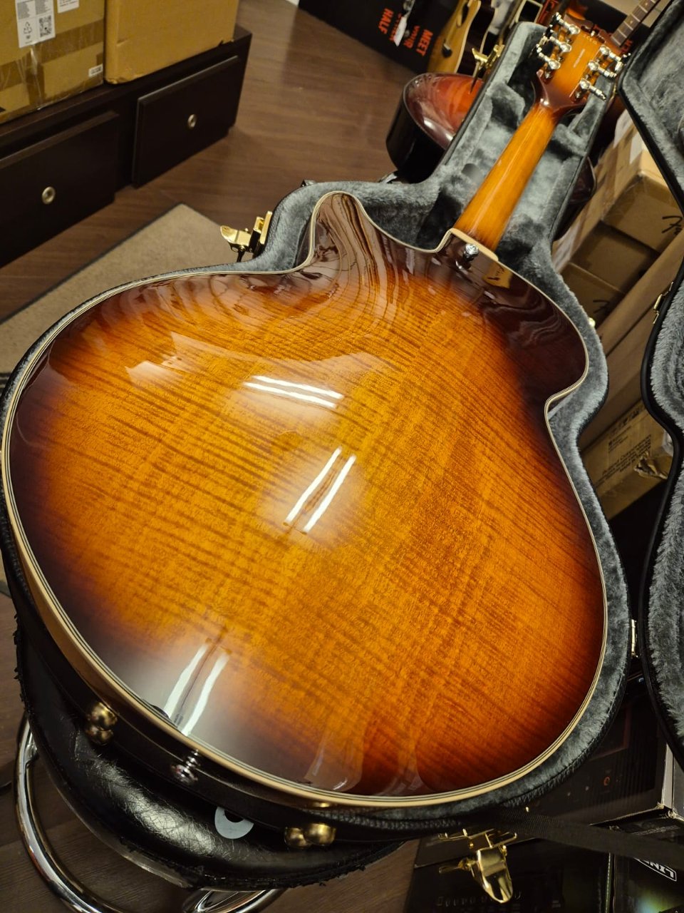 D'ANGELICO PREMIER SS DARK ICED TEA BURST CON CUSTODIA ORIGINALE