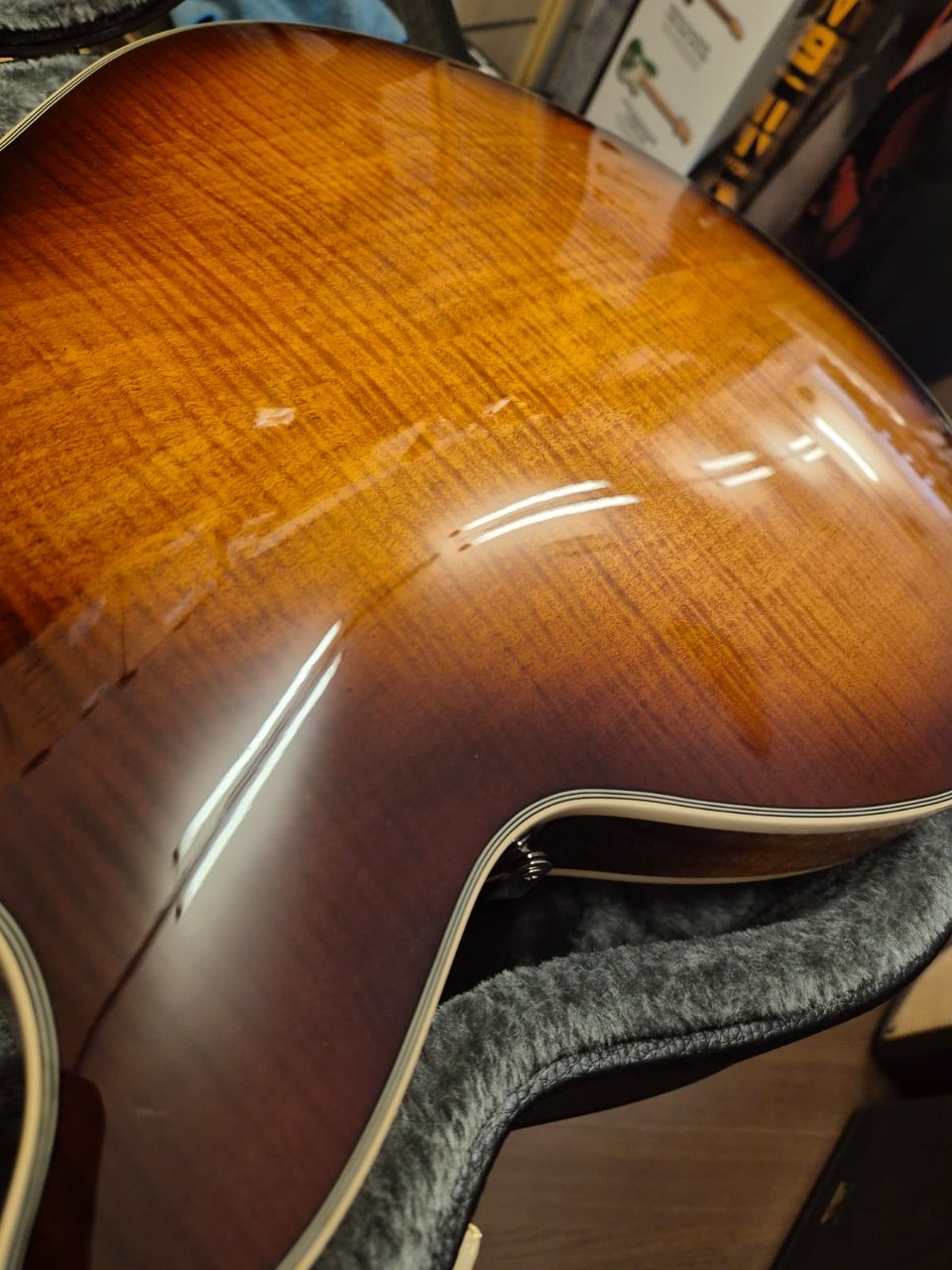 D'ANGELICO PREMIER SS DARK ICED TEA BURST CON CUSTODIA ORIGINALE