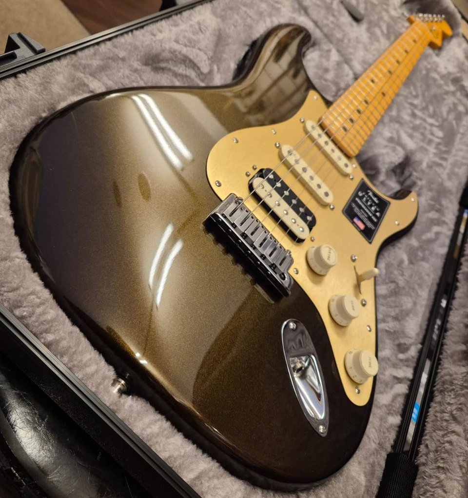 FENDER AMERICAN ULTRA STRATOCASTER HSS MN TEXAS TEA