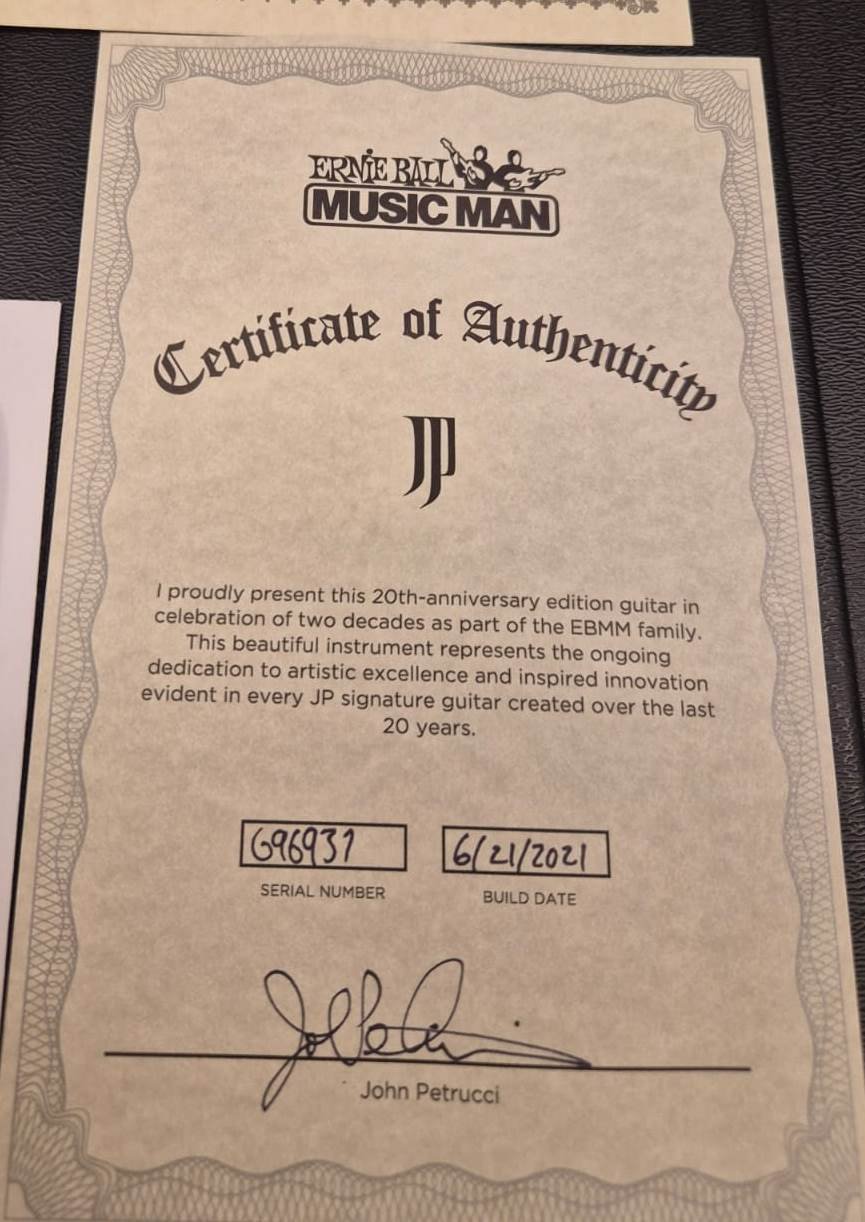 Music Man JP6 20th Anniversary Limited Edition Honey Butter Burst