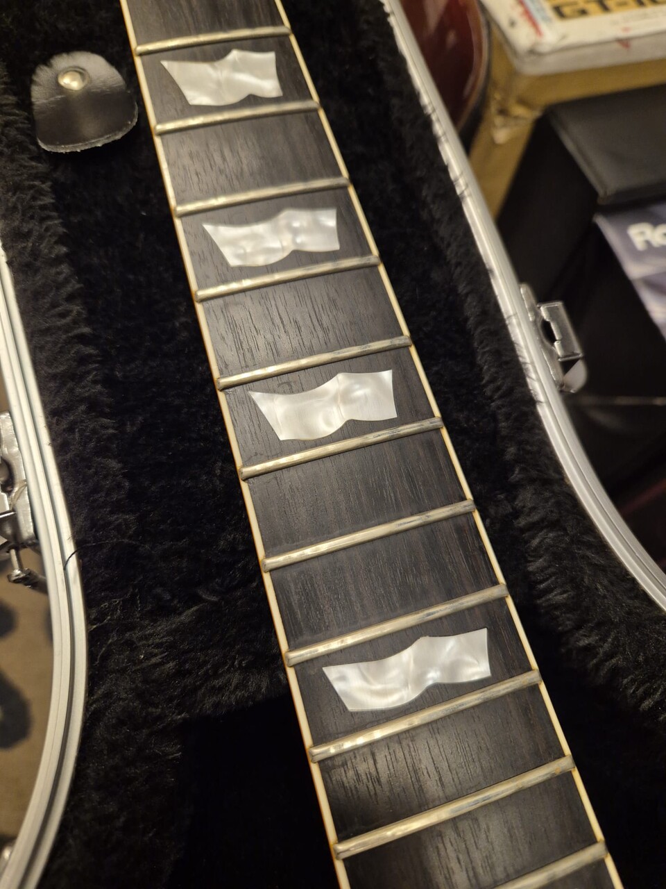 ESP LTD EC1000 LH VINTAGE BLACK LEFT HANDED CON CUSTODIA RIGIDA