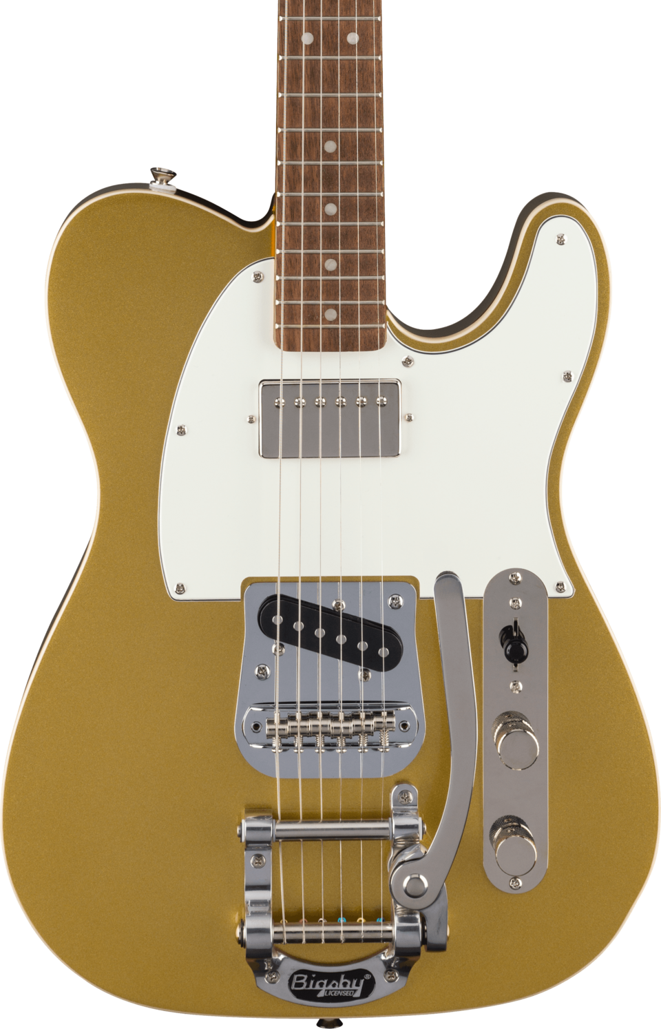 SQUIER CLASSIC VIBE CUSTOM TELECASTER SH BIGSBY AZTEC GOLD