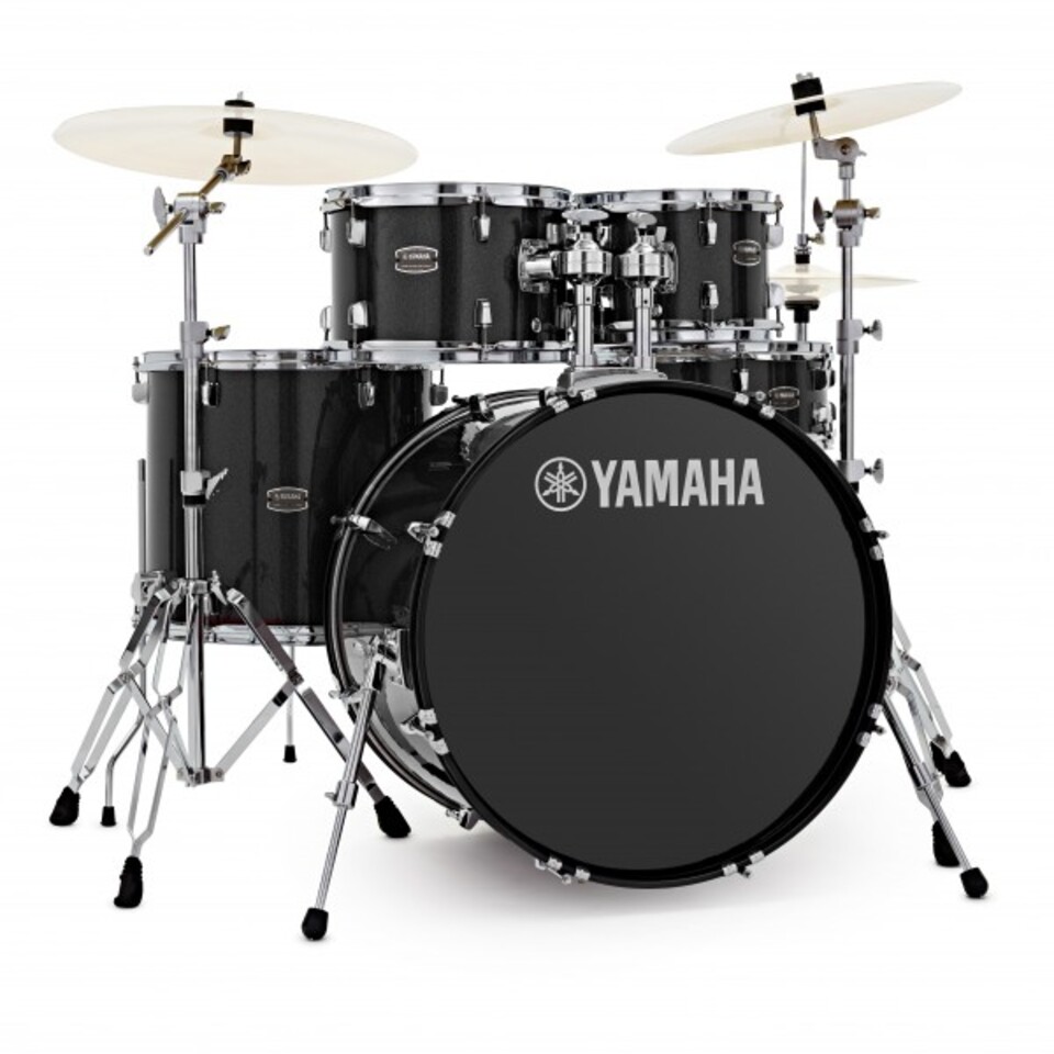 YAMAHA RYDEEN STANDARD 22" BLACK GLITTER CON SET PIATTI PAISTE 101