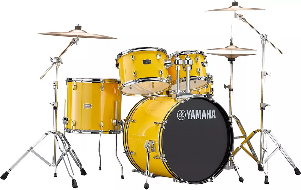 YAMAHA RYDEEN STANDARD 22" MELLOW YELLOW CON SET PIATTI PAISTE 101
