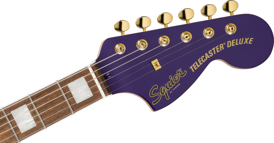 SQUIER PARANORMAL TELECASTER DELUXE LIMITED EDITION TROUBLEMAKER PURPLE METALLIC
