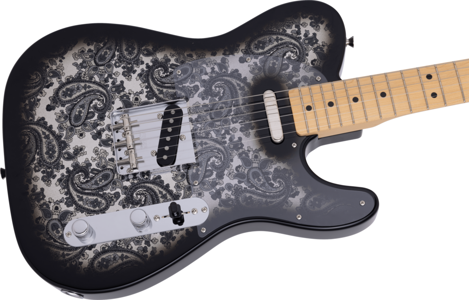 FENDER TELECASTER BLACK PAISLEY LIMITED EDITION 2025 JP-25