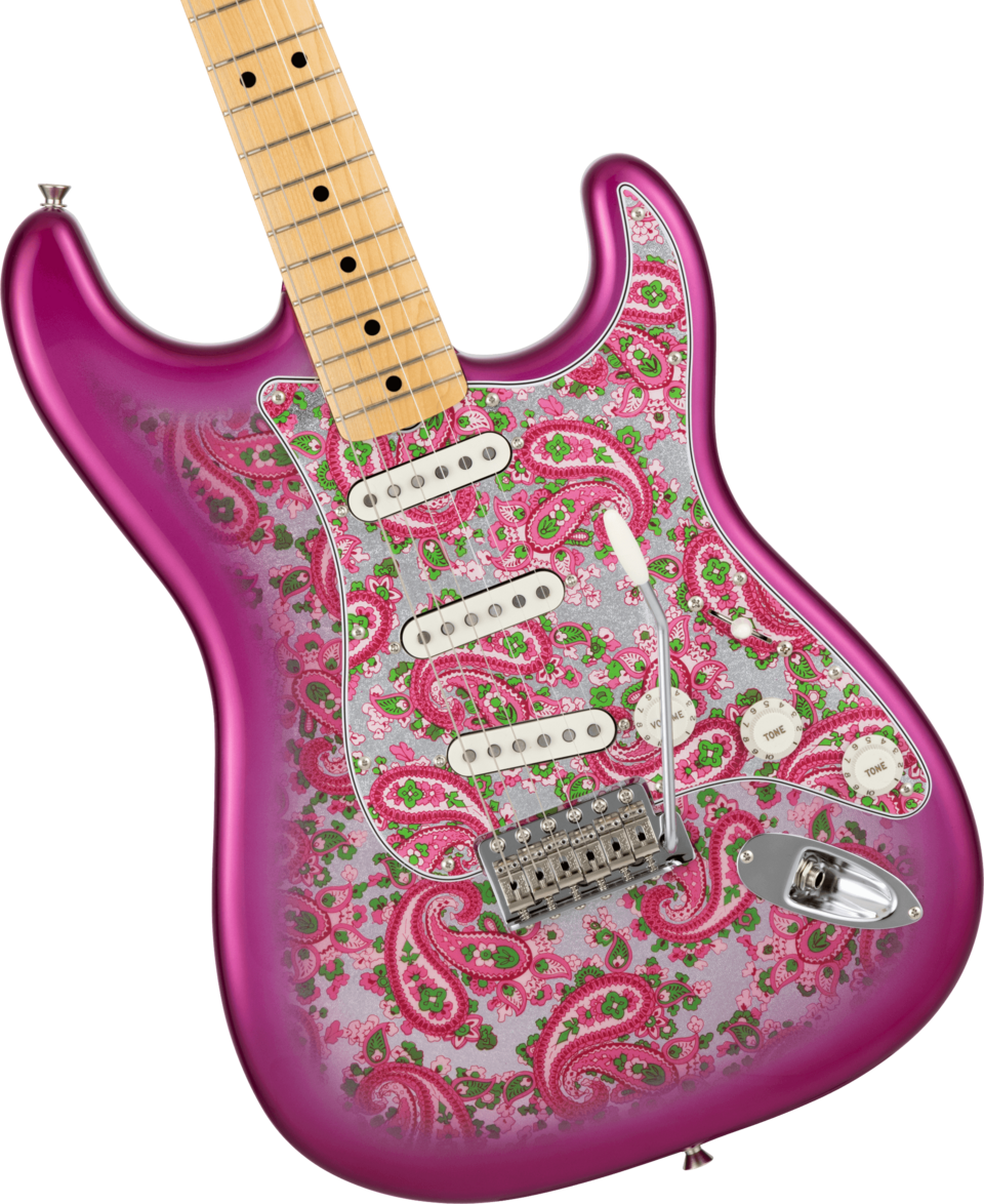 FENDER STRATOCASTER MADE IN JAPAN PINK PAISLEY LIMITED EDITION