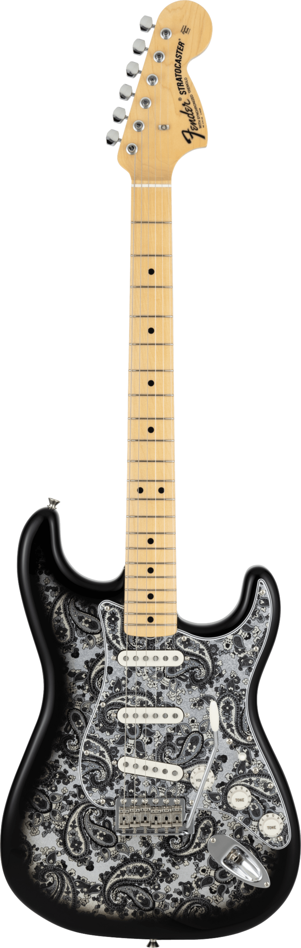 FENDER STRATOCASTER BLACK PAISLEY LIMITED EDITION 2025 JP-25